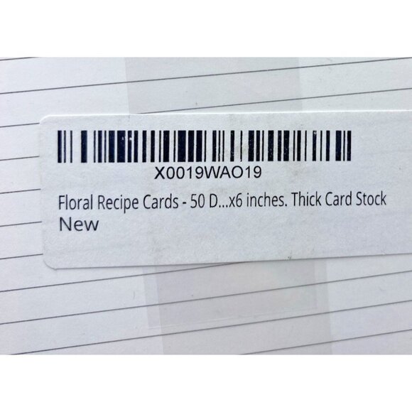 Neatz Recipe Cards 4" X 6" New Package of 50 Made USA Cooking Home Chef Baking - Picture 9 of 13